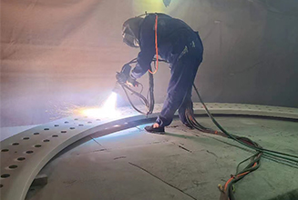 Thermal spraying site