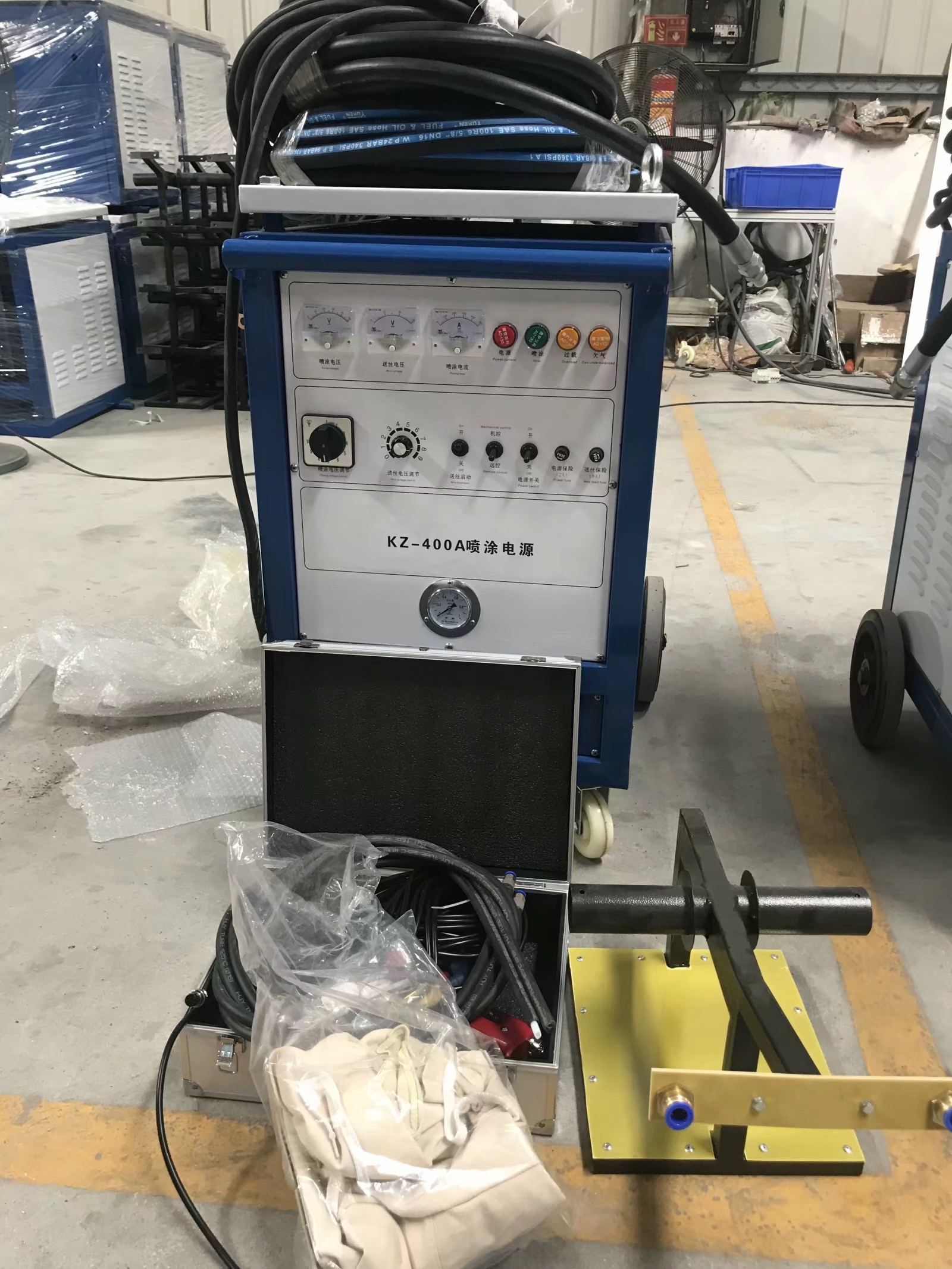 High speed arc spraying machine