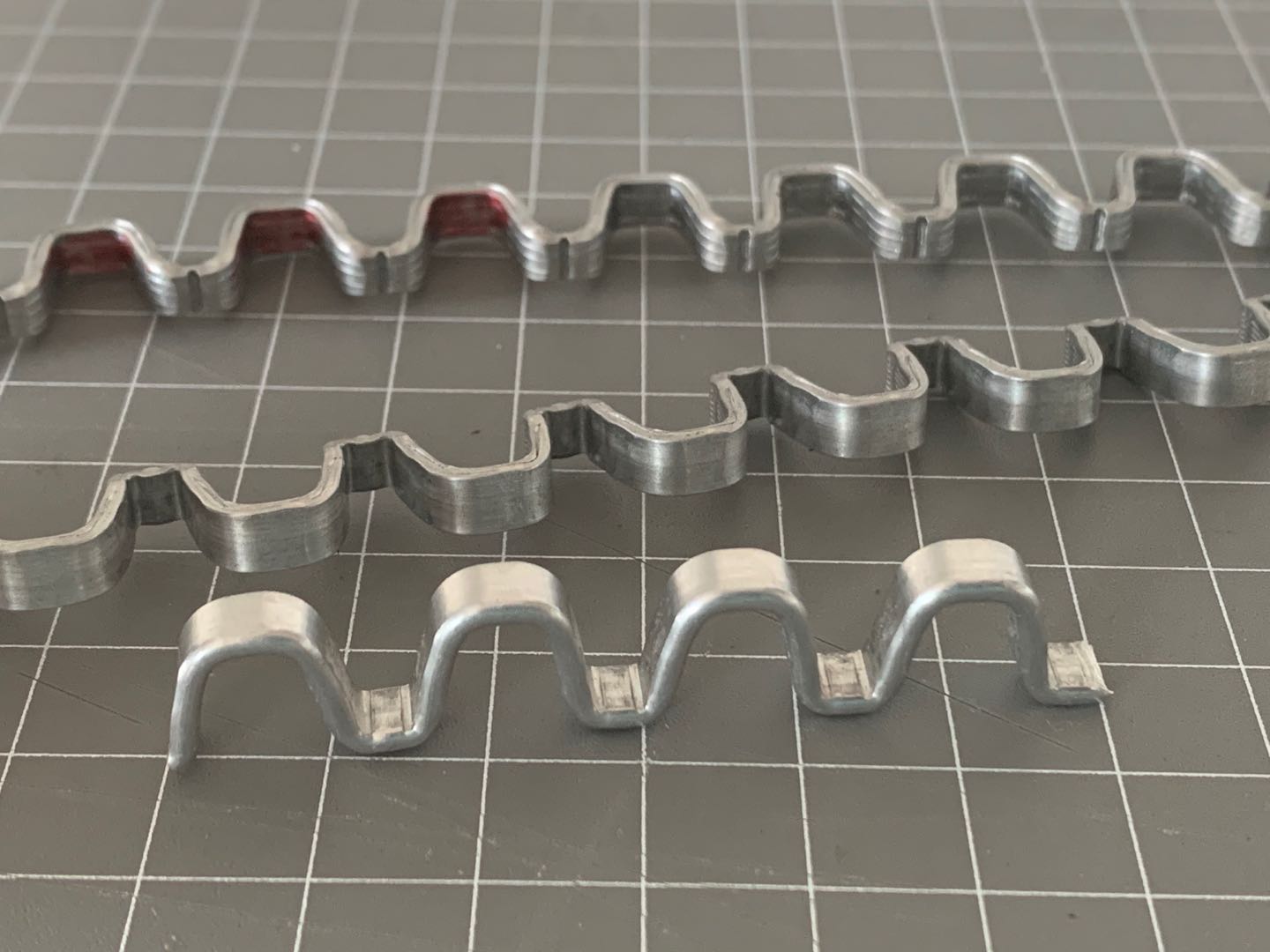 Aluminum great wall shaped R-clips
